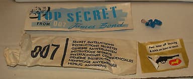 Corgi Toys No. 261 James Bond Aston Martin DB5 with complete instructions,etc!