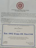 Danbury Mint 1952 Ford 8N Farm Tractor 1:16 Scale Die Cast MIB