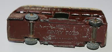 dinky 29a prewar / motorbus- marmite / metal wheels 1934 /metal wheels