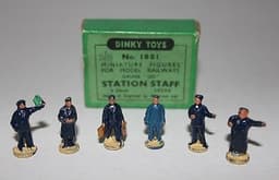 DINKY HORNBY DUBLO STATION FIGURES No 1001 (x6)