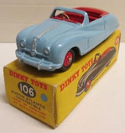 Dinky Toys, 106 Austin A90 Atlantic Convertible