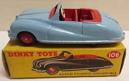 Dinky Toys, 106 Austin A90 Atlantic Convertible