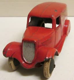 Dinky Toys, 28p pre-war Delivery Van \'\'Crawfords\'\' rare