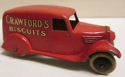 Dinky Toys, 28p pre-war Delivery Van \'\'Crawfords\'\' rare