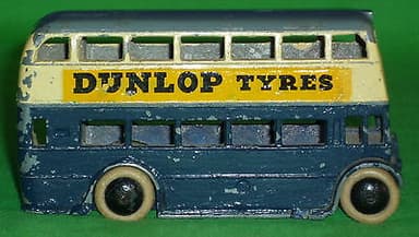 Dinky Toys 29 C Pre War Dunlop Double Decker Bus