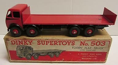 Dinky Toys, 503 Foden Flat Truck with Tailboard