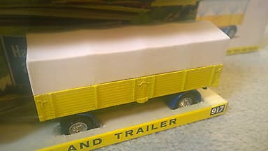DINKY TOYS 917 MERCEDES BENZ TRUCK AND TRAILER MIB ORIGINAL BOXED