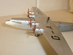 DINKY TOYS. ENSIGN CLASS AIR LINER & BOX. 62P. PRE-WAR. ORIGINAL