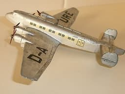 DINKY TOYS. JUNKERS JU90 AIR LINER. 62N. PRE-WAR. ORIGINAL