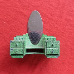 DINKY TOYS PRE WAR # 102 DOLLY VARDEN DOLLHOUSE BEDROOM SET ORIGINAL VERY RARE