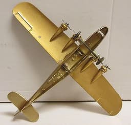 Dinky Toys, pre-war 60a Imperial Airways Liner, restored