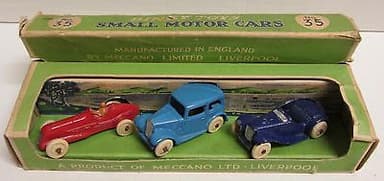 Dinky Toys, pre-war Gift Set 35 Small Motor Cars