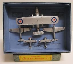 Dinky Toys, pre-war Gift Set 61 R.A.F. Aeroplanes