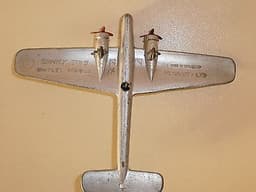 DINKY TOYS. WHITLEY BOMBER. 60V. PRE-WAR. ORIGINAL