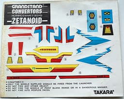 Extreamly Rare Vintage Grandstand Convertors \'Zetanoid\' Robot Toy 1981