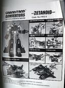 Extreamly Rare Vintage Grandstand Convertors \'Zetanoid\' Robot Toy 1981