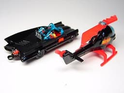 HUSKY #1202 BATMOBILE & CORGI BATCOPTER - GREAT BRITAIN - MINT - 1960s & 70s