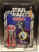 Kenner Vintage Star Wars Death Star Droid 20 Back AFA 85 MOC