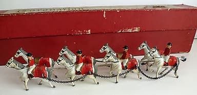 Lesney Large Scale Coronation Coach with Queen Figure SILVER