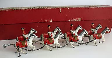 Lesney Large Scale Coronation Coach with Queen Figure SILVER