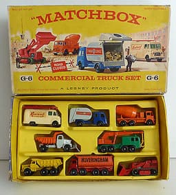 Lesney Matchbox G-6 Commercial Truck Gift Set