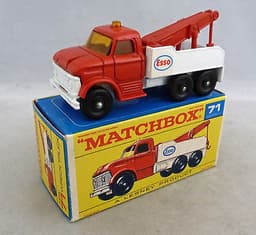 Lesney Matchbox Toys MB71c Ford Wreck Truck AMBER Windows