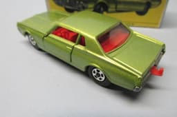 Matchbox Superfast 62A Mercury Cougar Lime / RARE "F" Box with Red Script