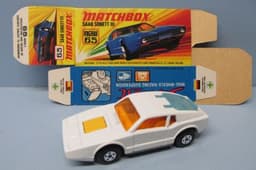 Matchbox Superfast 65A Saab Sonett RARE WHITE / Yellow Interior