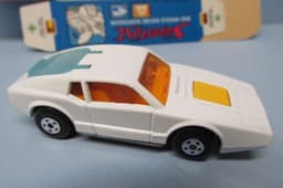 Matchbox Superfast 65A Saab Sonett RARE WHITE / Yellow Interior