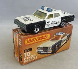 Matchbox Superfast MB10 Mercury Police Car SMOKED Windows