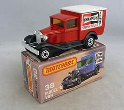 Matchbox Superfast MB38 Ford Model A Van RED PRE PRODUCTION