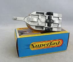 Matchbox Superfast MB38 Honda Motorcycle & Trailer SILVER COLOUR TRIAL