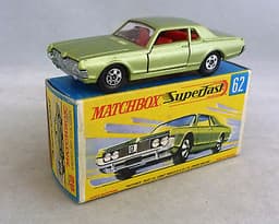 Matchbox Superfast MB62 Mercury Cougar G Box
