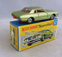 Matchbox Superfast MB62 Mercury Cougar G Box