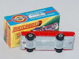 Matchbox Superfast No59b Mercury Fire Chief - Red/ EXTREMELY RARE BLUE Windows