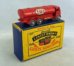 Moko Lesney Matchbox Toys MB11a ERF Petrol Tanker Red with SIDE DECALS