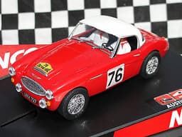 NINCO AUSTIN HEALEY # 76 RED 50296 1:32 SLOT USED BOXED