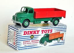 Original Dinky Toys Leyland Comet Lorry Truck No 418 With Hinged Tailboard EXCB.