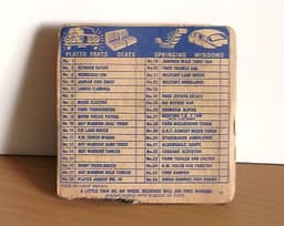 Original Vintage Corgi Husky 25-a1 SD Refuse Van in Blue and carded..