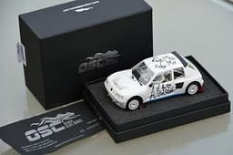 OSC Peugeot 205 T16 Slotcar - signed by Ari Vatanen & Terry Harryman - Charity