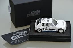 OSC Peugeot 205 T16 Slotcar - signed by Ari Vatanen & Terry Harryman - Charity