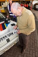 OSC Peugeot 205 T16 Slotcar - signed by Ari Vatanen & Terry Harryman - Charity