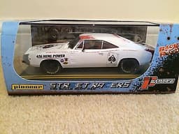 Pioneer Dodge Charger 1968 \'Ace of Spades\'. Slot Car / Scalextric