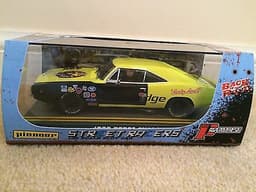 Pioneer Dodge Charger 1968 \'Lady Luck\'. Slot Car / Scalextric