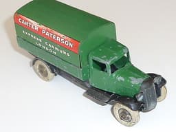 Pre war Dinky 25b \'Carter Paterson\' covered wagon.
