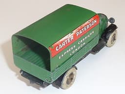 Pre war Dinky 25b \'Carter Paterson\' covered wagon.