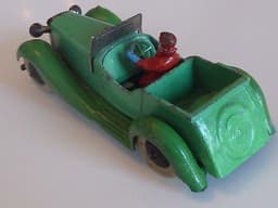 Pre war Dinky 36f Salmson 4 seater with driver.
