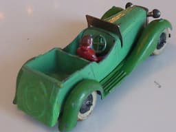 Pre war Dinky 36f Salmson 4 seater with driver.
