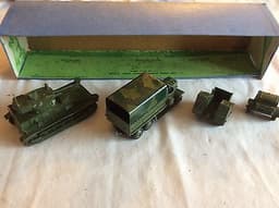 Pre-war Dinky set 151 Royal Tank Corp Medium Tank Unit