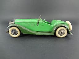 RARE PRE-WAR DINKY N°24 H - 2 SEAT ROADSTER 2 TONE GREEN 1935 EXC+ ALL ORIGINAL